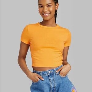 Wild Fable Orange Tee Shirt